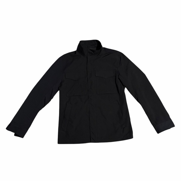 Theory Yost N Fuel Canvas Jacket Black Mens Medium - Picture 3 of 8